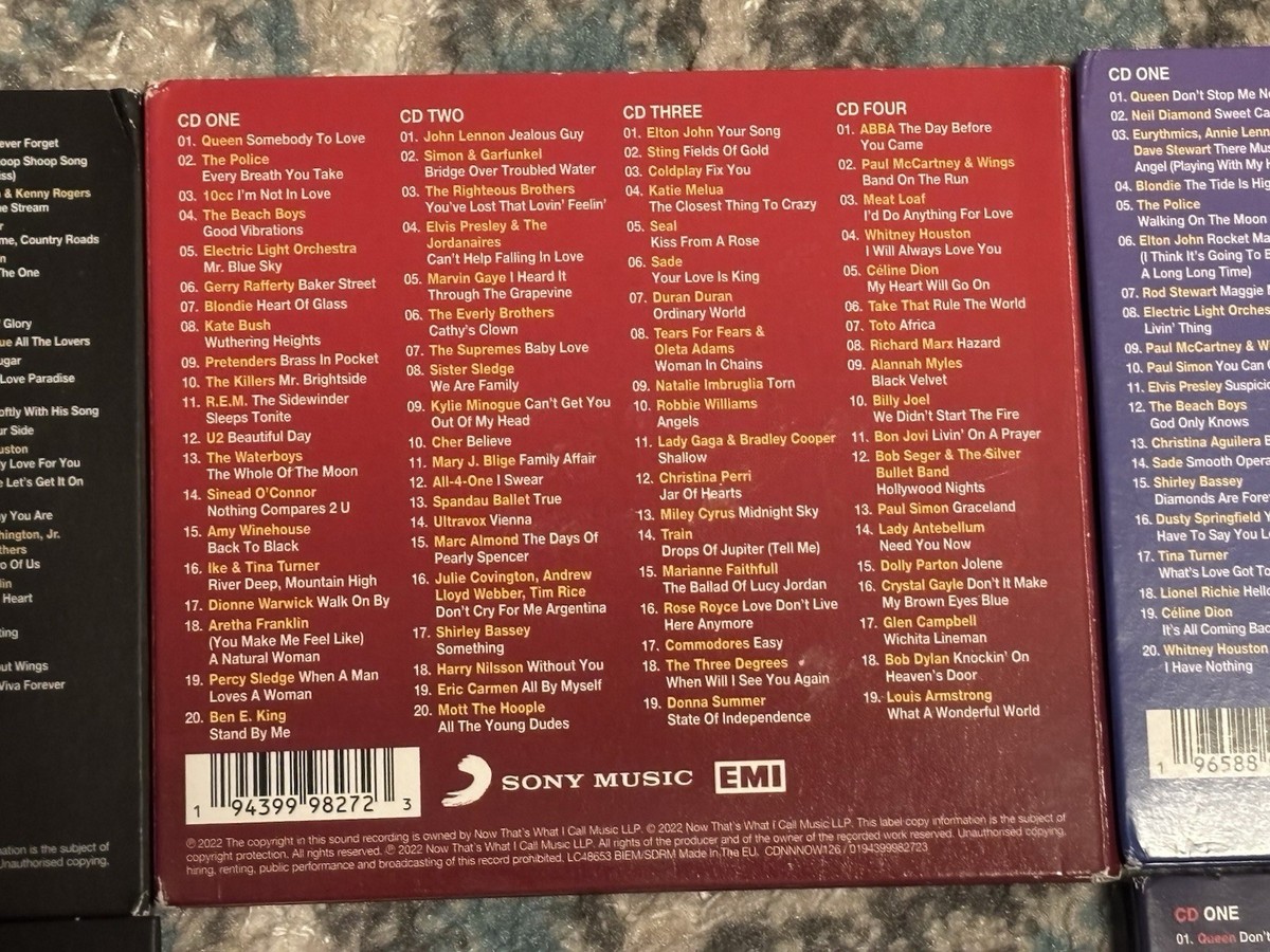 Now That's What I Call Music Compilation CDs Variety 196588693823