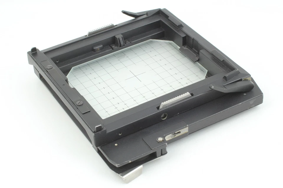[N MINT] Sinar 4×5 screen back focusing glass frame w/ Ground Glass Late JAPAN - Image 4 of 4
