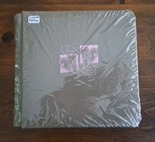 Creative Memories 7x7" Tan Mocha Album Coverset with Two Foiled Pink Hearts NIP