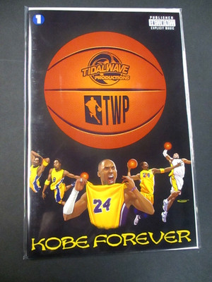 TIDALWAVE COMICS KOBE BRYANT #1 LAS ANGELES LAKERS KOBE FOREVER #1 #24 #8 UU104
