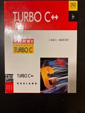 Borland Turbo C  C  2nd Edition for DOS Boxed 