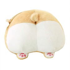 Corgi Butt Coin Purse, Cute Corgi Butt Animal Pet Wallet with Zipper Close fo...