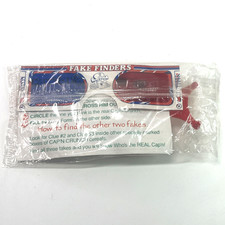 1991 Cap&rsquo;n Crunch Fake Finders 3D Glasses & Spinners Sealed Premium Cereal Toy