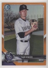 2018 Bowman Chrome Prospects Orange Refractor 16/25 Sam Howard #BCP109 sh7