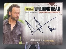 Cryptozoic Walking Dead S4 Autograph Andrew Lincoln Rick Grimes Card AL4