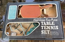 Vintage 50s 60s Hawthorne Sporting Goods Montgomerey Ward Table Tennis Ping Pong