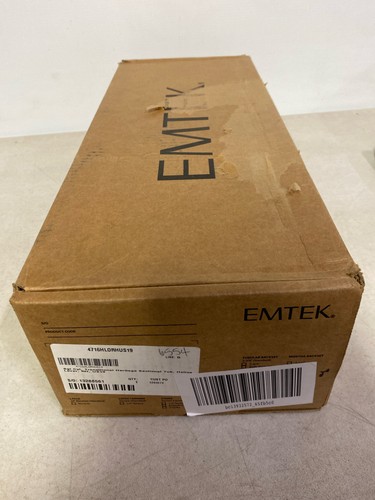 Emtek 4716US19 Transitional Keyed Entry Handleset - Flat Black