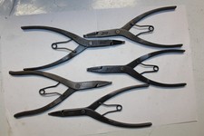 Snap-on 5 Pc Transmission Snap Ring Pliers Set SRP1 SRP2 SRP3 SRP3A SRP1A GM USA