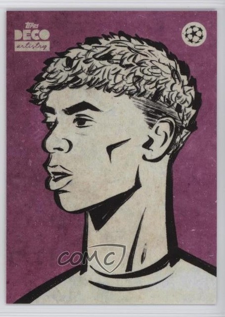 2025-26 Topps Deco UEFA Club Competitions Artistry Lamine Yamal 0yp5