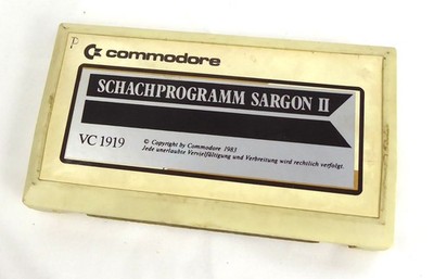 Commodore VC 20 VIC 20 -- SCHACHPROGRAMM SARGON II CHESS - Modul VIC-20 VC-20