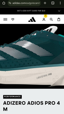 Size 9- Sample Adidas adizero adios pro 4 men Exclusive design