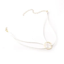 3pcs Women Gothic Circle Punk Choker Necklace Adjustable Fashion Collars