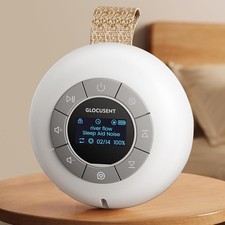 Portable White Noise Machine, 62 Soothing Sounds, 2000mAh Battery for 30Hrs L...