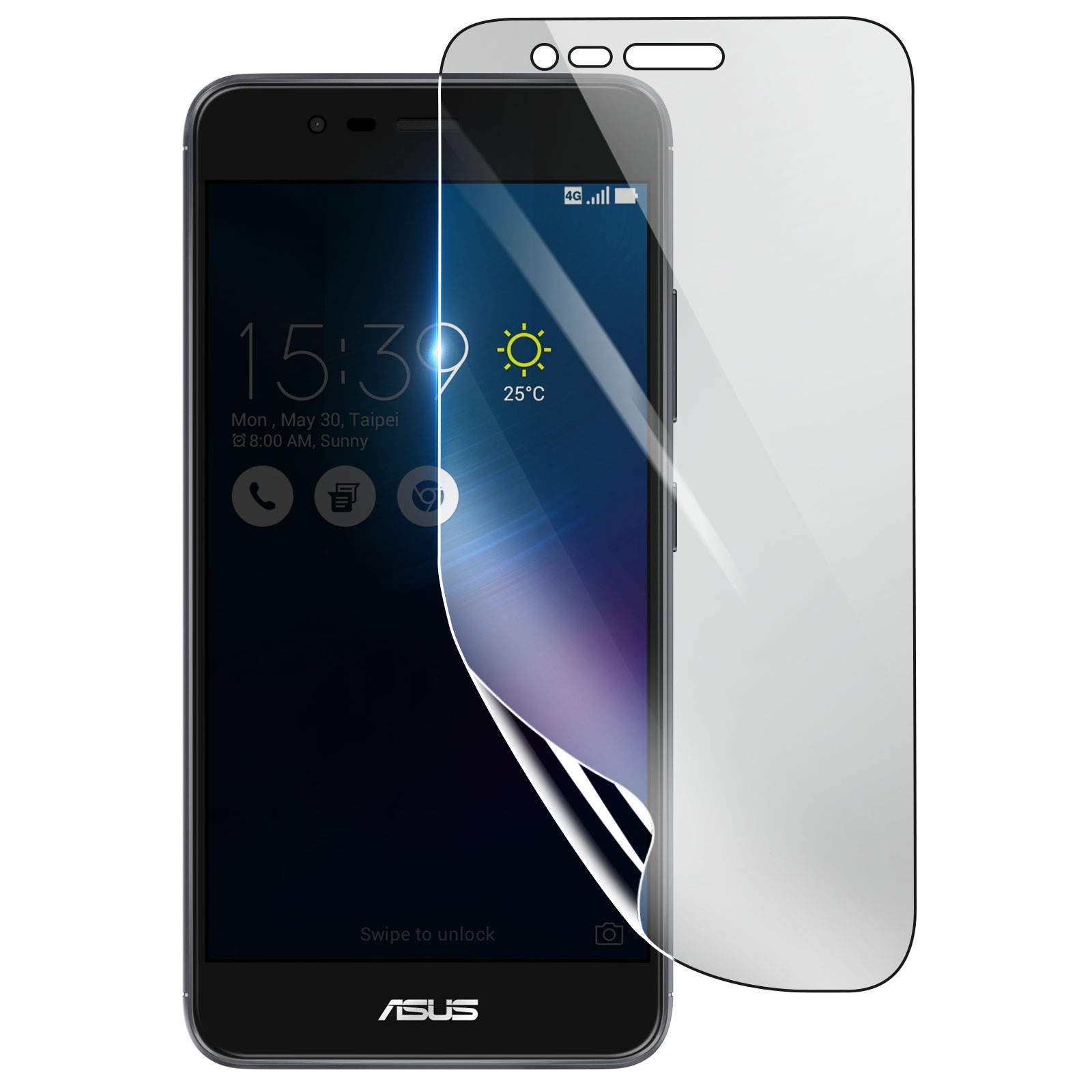 Protection écran hydrogel 3mk pour Asus Zenfone 3 Max ZC520TL film anti-choc transparent
