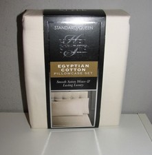 Standard/Queen Size Egyptian Cotton Pillowcase Set (21x32") BRAND NEW UNOPENED