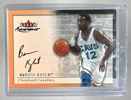 Brevin Knight 2000 Fleer Tradition Autographics Auto