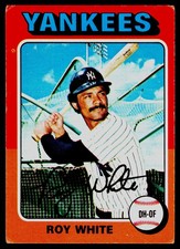 1975 Topps #375 Roy White - POOR