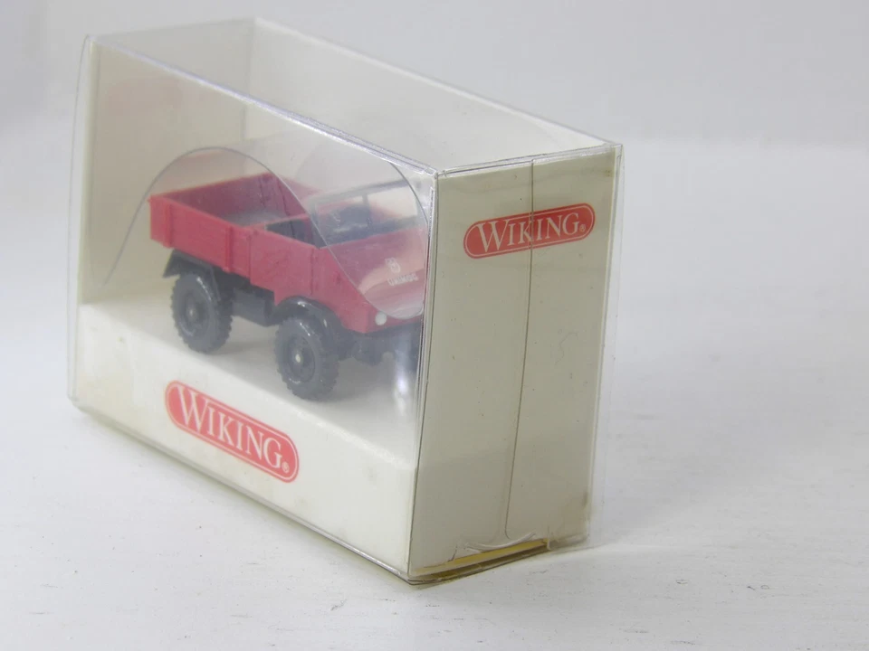 Wiking 1:87 Werbemodell - Unimog 411 rot - Unimog 7 - OVP - Bild 3 von 4