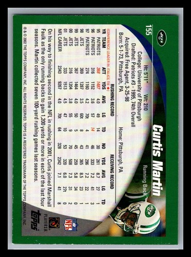 2002 Topps Football # 1 - 200 - Pick Your Card! - Picture 310 of 400