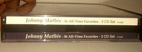 Johnny Mathis 36 All Time Favorites CD 3 Disc Set Vintage 1998 Sony GSC 15385 - Picture 3 of 5