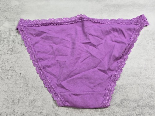 Xhilration XS Bikini Sexy Purple PANTIES PANTY Stretch Floral Gray Lace - Picture 12 of 17
