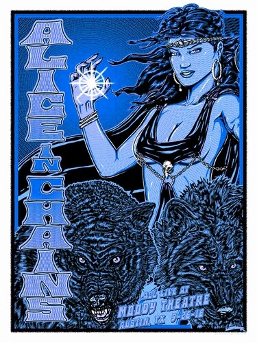ALICE IN CHAINS TOUR POSTERS - HIGH QUALITY PHOTO POSTER - Picture 10 of 12