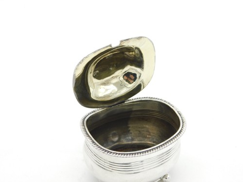 George III Sterling Silver Lined Pattern Mustard Pot Antique 1816 London - Picture 5 of 7