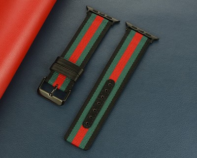 Luxus Leder Nylon Armband Für Apple Watch Band Ultra 2 49mm 10 9 8 7 6 46mm 42mm