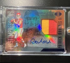 2017 Patrick Mahomes First Impressions Jersey Rookie RC Autograph Auto  93/100