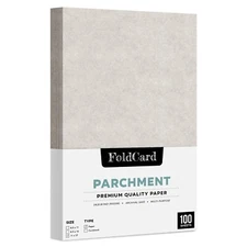 Smoke Gray Parchment Paper, Copy, Writing, Printing, 24w(90gsm), 11 x 17, 100 Pk