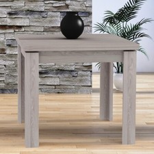 TAVOLO QUADRATO ALLUNGABILE LIBRO CM 80 90 100 LEGNO PRANZO RODI OLMO PERLA