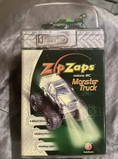 Brand New! Rare! Zip Zaps Micro Monster Patrol Monster Truck 1/64