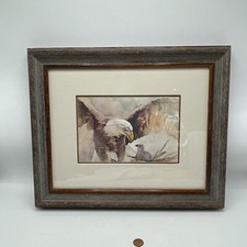 Susan Blackwood Eagle & Baby Signed and Numbered Print 454/950 Framed