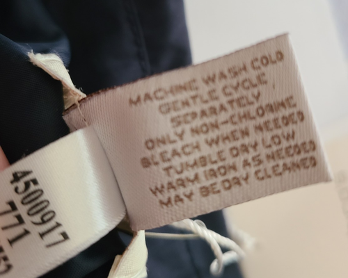 CHICO'S Rain JACKET Size 0 Navy Button Down Pockets - Picture 8 of 11