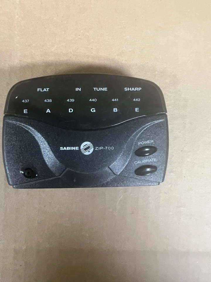 Sintonizador de guitarra y bajo Sabine ZIP-700 9V a batería rápido fácil de usar Foto 4 de 4