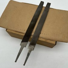 2 HELLER NuCut Horse Logo Files Flat Single Cut - 10โ File Face Made In USA
