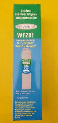 NIB~Sealed~Aqua Fresh~WF281~Refrigerator Water Filter~GE~Kenmore/Sears~Hotpoint~