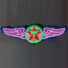 Texaco Wings Authorized Licensed 60" by 19" Neon Sign Neonetics 9TXWN