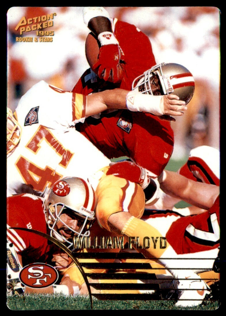 1995 Action Packed Rookies & Stars William Floyd San Francisco 49ers #39