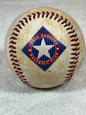 Themed Baseball - Texas Rangers - Diamond Logo | eBay
