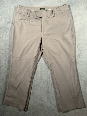 Eddie Bauer Pants Women's 16 Tan Beige Straight Leg Blakely Fit