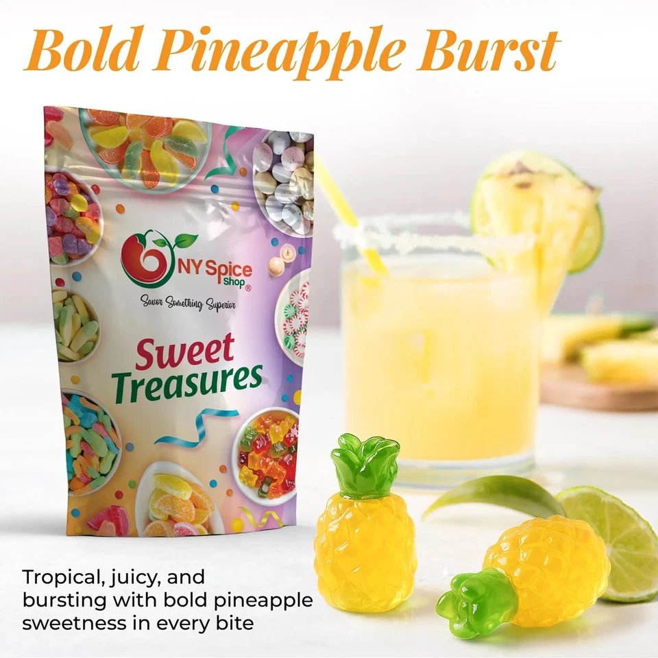 Piñas gomosas 3D - gomosas de calidad premium - de NY Spice Foto 2 de 4
