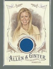 2016 TOPPS ALLEN & GINTER JILL MARTIN SPORTSCASTER GAME USED JERSEY PATCH RELIC