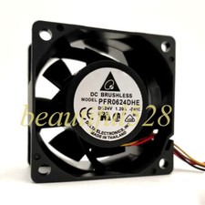 1pc Delta PFR0624DHE 6CM 6038 24V 1.20A 4-wire Inverter Cooling Fan