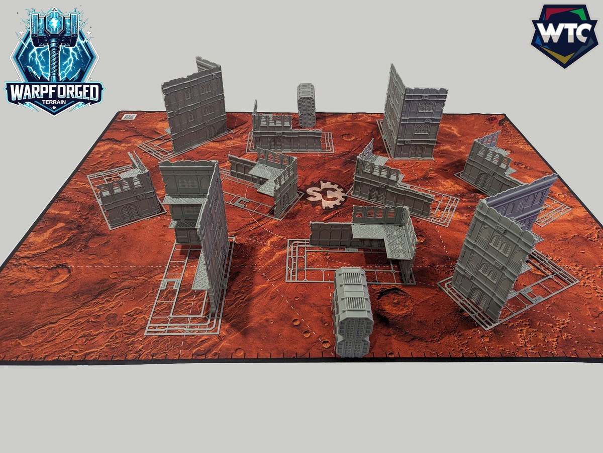 WTC 10E Warhammer Folding Terrain Set - Imperial Gothic | eBay