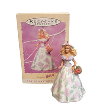 Hallmark Keepsake 1995 Springtime Barbie Ornament Collector Series Vintage Box