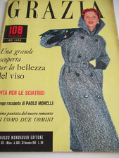 Grazia Magazine 823 Milano November 1956 Vintage Italian Fashion SUZY PARKER COV