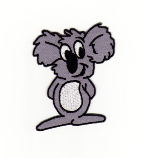 Ad74★Koala BäR AufnäHer Zum AufbüGeln BüGelflicken BüGelbild Patch 6,5 X 8 Cm-image
