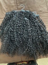 3b Luvme 100 human hair 18 kinky curly hair extensions 2 pack never used