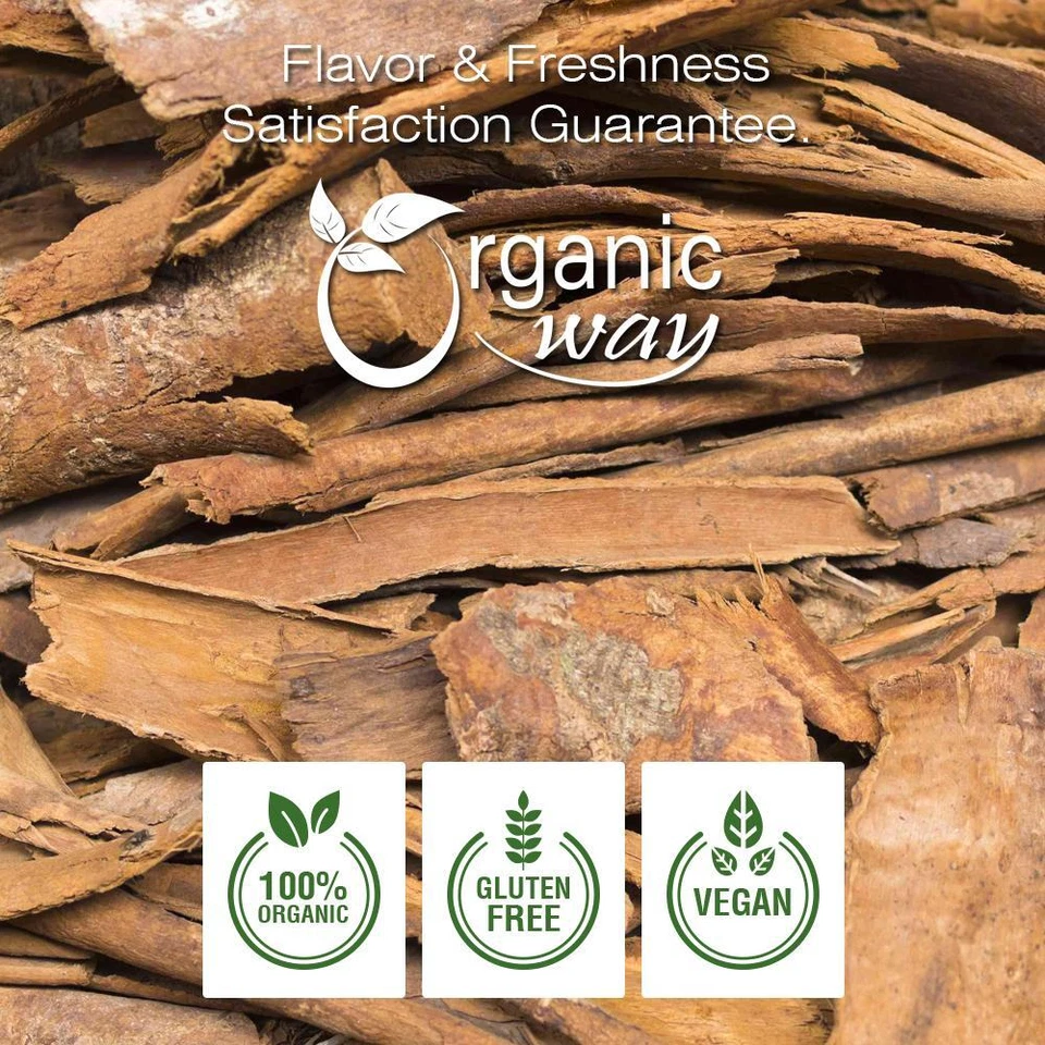Canela en polvo Organic Way True Ceylon - orgánica, kosher y certificada por el USDA Foto 4 de 4